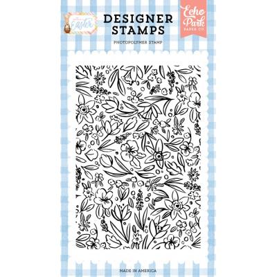 Echo Park My Favorite Easter Clear Stamp - Easter Blooms